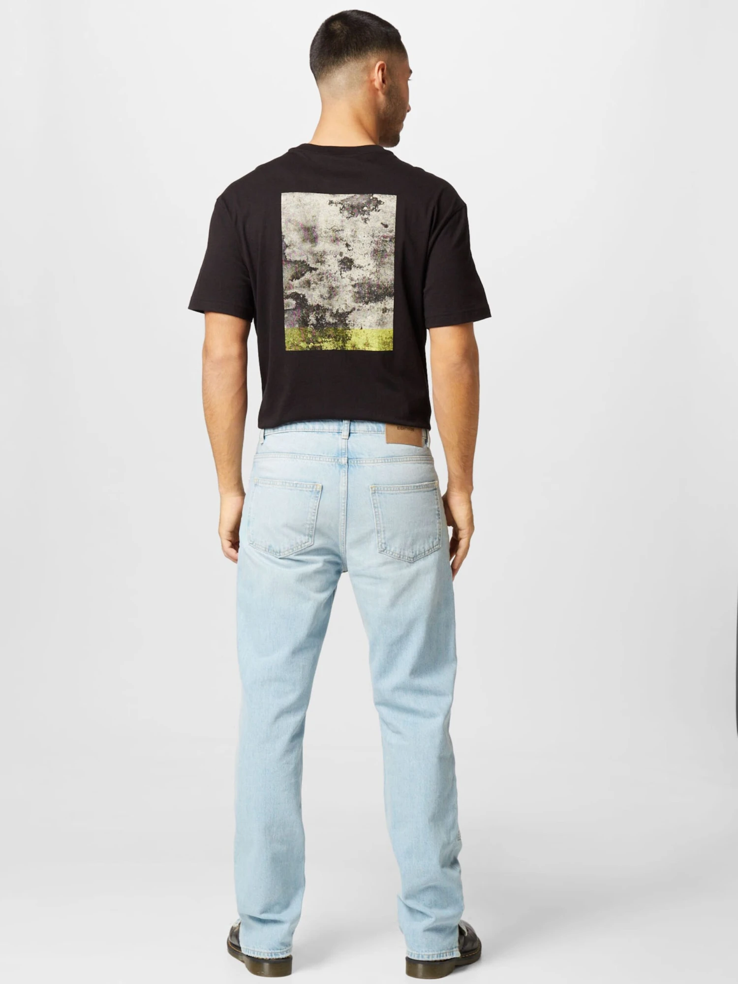 Droits Regular Jean Split Carpenter Homme Bleu 6 Droits Regular Jean Split Carpenter Homme Bleu – Image 4