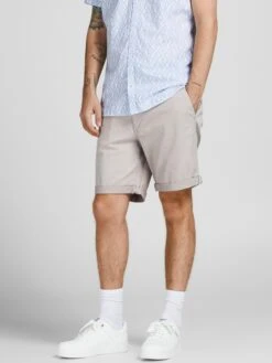 Jack & Jones Shorts Chino Regular Pantalon Chino FRED Homme Gris Clair -Jack & Jones Soldes Boutique ec911a6f6919847a71d8c17966762a39