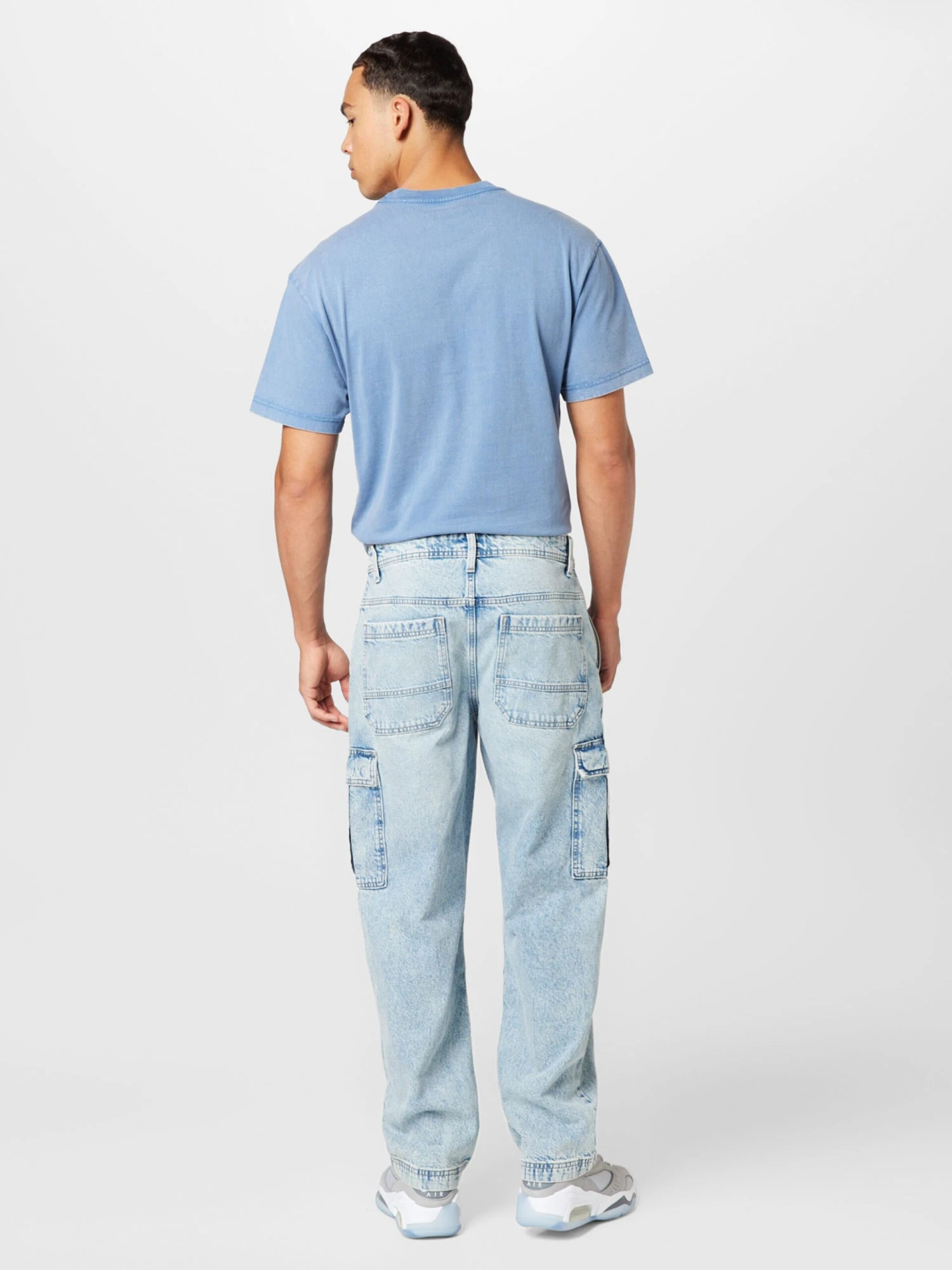 COTTON ON Loose Fit Loosefit Jeans Cargo Homme Bleu Clair 6 COTTON ON Loose Fit Loosefit Jeans Cargo Homme Bleu Clair – Image 4