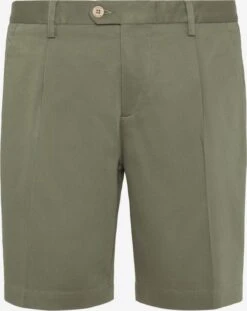 Shorts Chino Regular Pantalon à Pince Homme Kaki