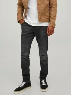 Jack & Jones Droits Regular Jean Glenn Homme Noir -Jack & Jones Soldes Boutique ef15fe21522b3ef6c1c01fff1dc69e00