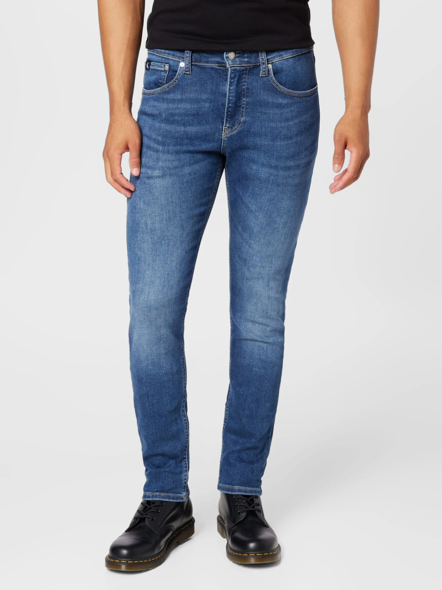 Calvin Klein Jeans Jeans Skinny Jean Homme Bleu Foncé 4 Calvin Klein Jeans Jeans Skinny Jean Homme Bleu Foncé – Image 2