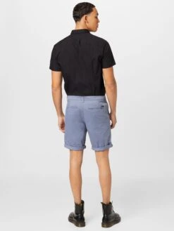 Jack & Jones Shorts Chino Regular Pantalon Chino Bowie Homme Bleu Fumé -Jack & Jones Soldes Boutique f30aea2609ccd74691a869a264bfd520