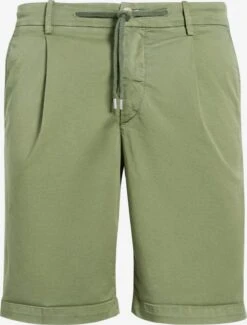 Shorts Chino Regular Pantalon à Pince Homme Olive