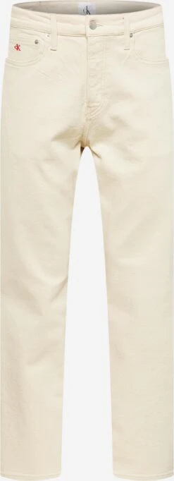 Calvin Klein Jeans Loose Fit Loosefit Jean Homme Jaune Pastel