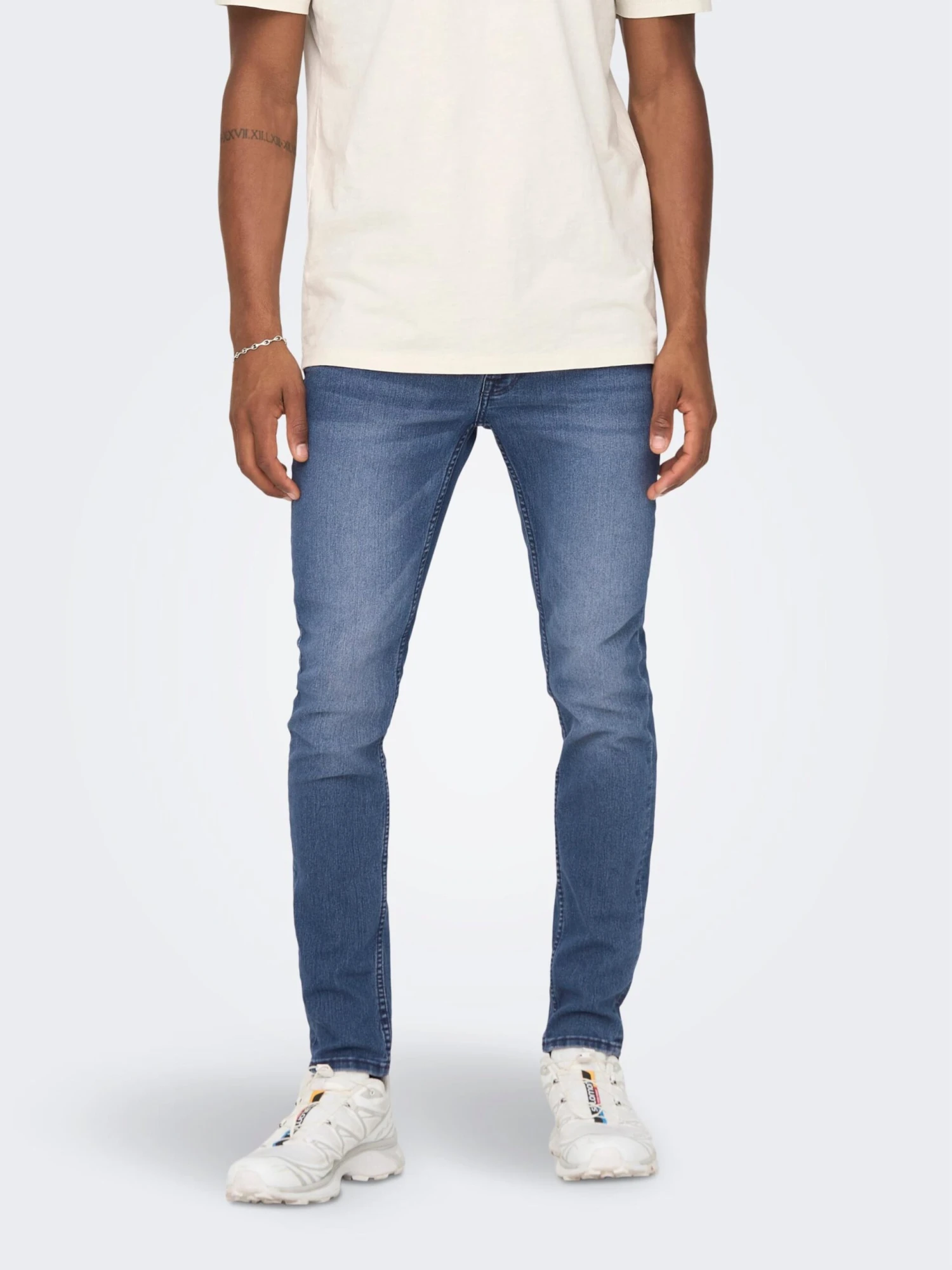 Only & Sons Jeans Skinny Jean WARP Homme Bleu 5 Only & Sons Jeans Skinny Jean WARP Homme Bleu – Image 3