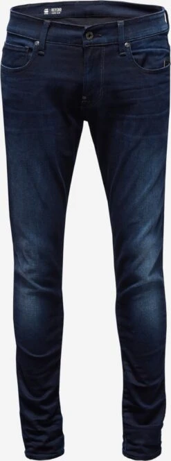 G-Star Raw Jeans Skinny Jean Revend Homme Bleu Foncé