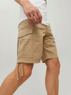 Jack & Jones Shorts Cargo Regular Pantalon Cargo Marley Homme Beige Foncé -Jack & Jones Soldes Boutique f8760b245cee28bce1cde272efee7236