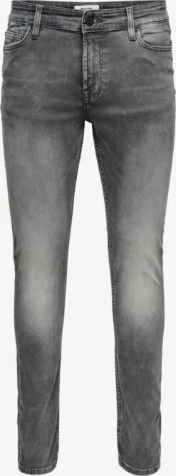 Only & Sons Jeans Skinny Jean Loom Homme Gris