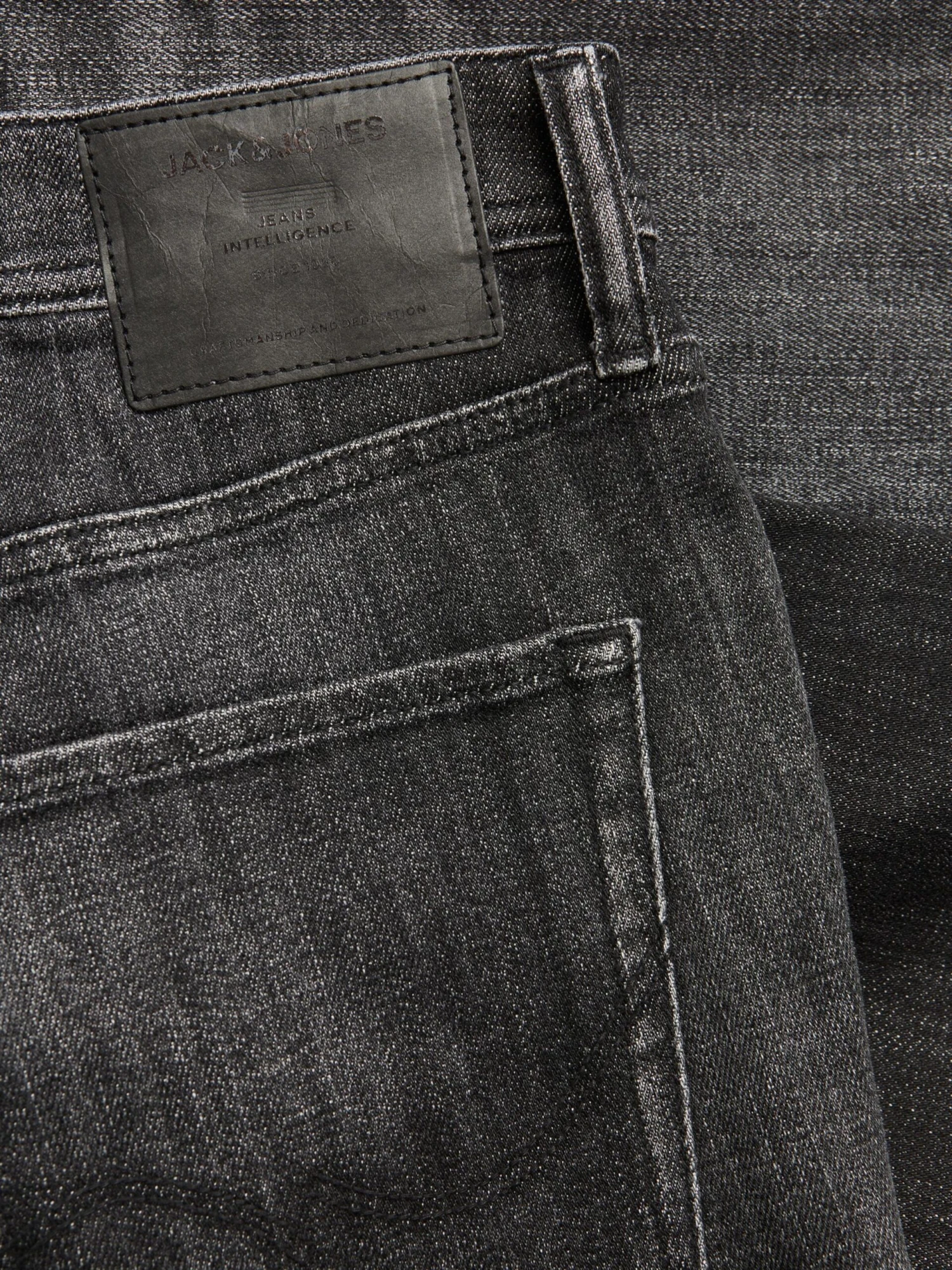 Jack & Jones Tapered Effilé Jean Mike Homme Noir 5 Jack & Jones Tapered Effilé Jean Mike Homme Noir – Image 4