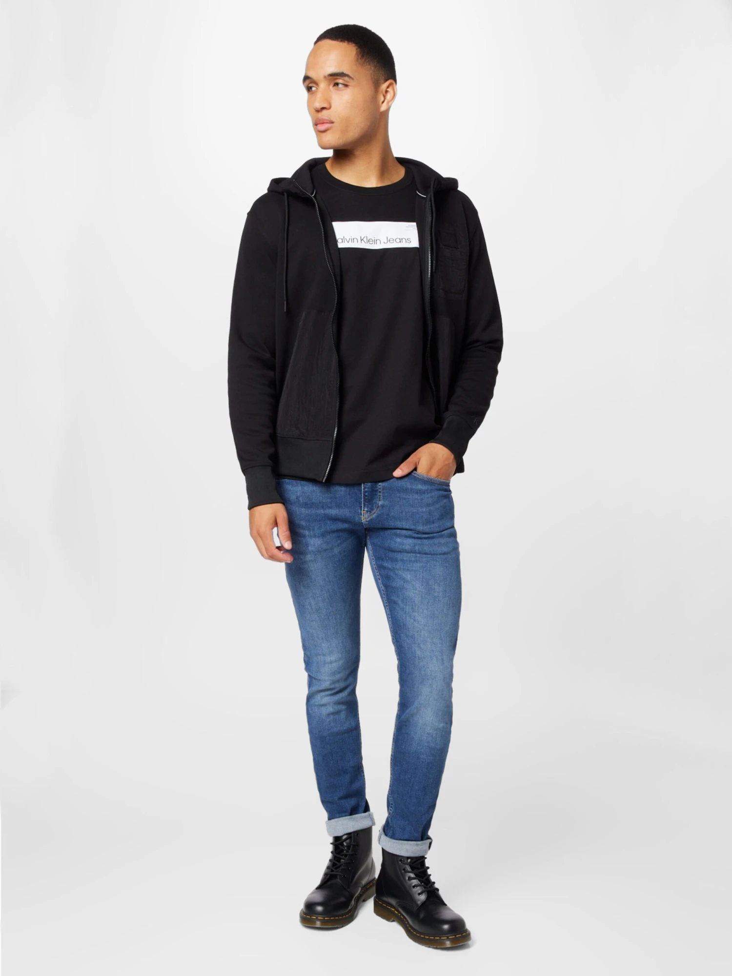 Calvin Klein Jeans Jeans Skinny Jean Homme Bleu Foncé 6 Calvin Klein Jeans Jeans Skinny Jean Homme Bleu Foncé – Image 4