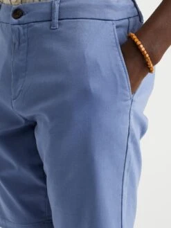 WE FASHION Shorts Chino Coupe Slim Pantalon Chino Homme Bleu Clair -Jack & Jones Soldes Boutique fe965622a0dd829b49ce61135c1b770f