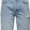 Only & Sons Shorts En Jean Regular Jean EDGE Homme Bleu -Jack & Jones Soldes Boutique fed685720de9301b6d867d25bc7d13e5