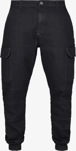 URBAN CLASSICS Droits Regular Jeans Cargo Homme Noir